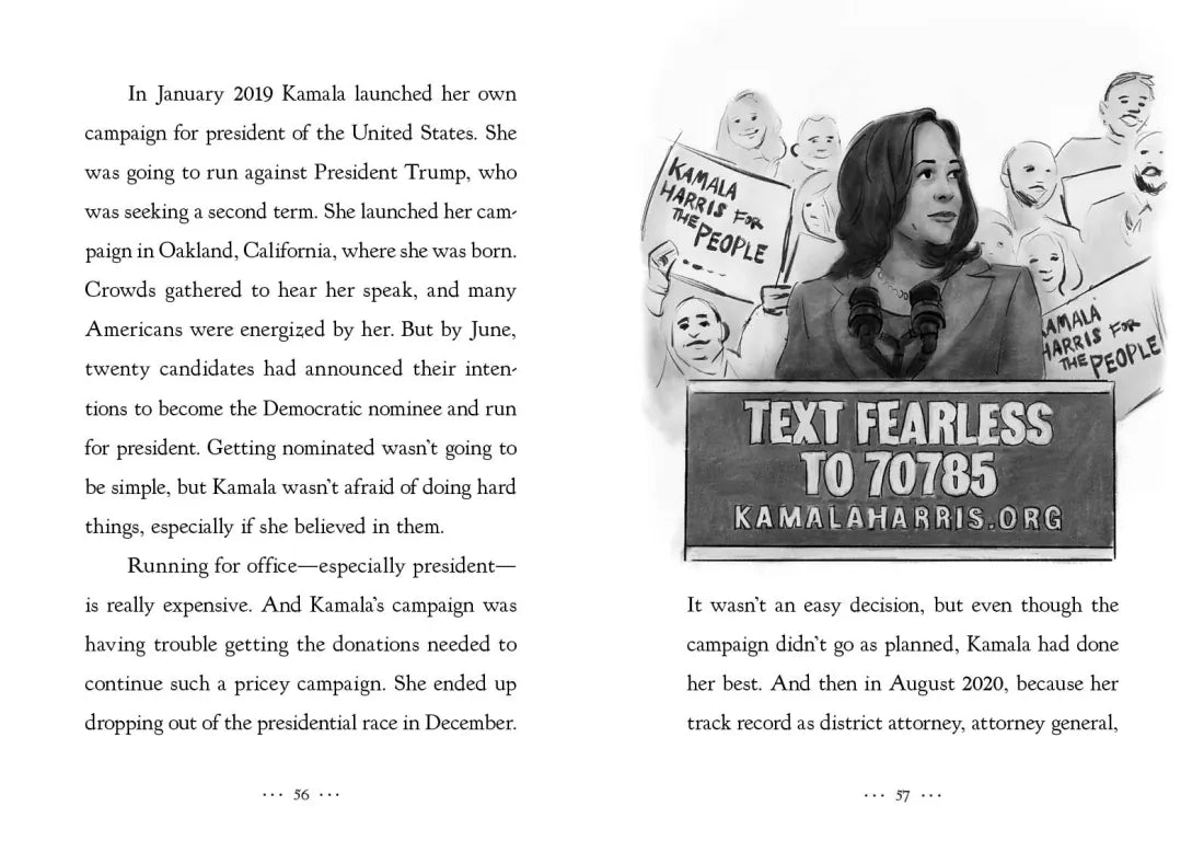 She Persisted: Kamala Harris US - Hardback
