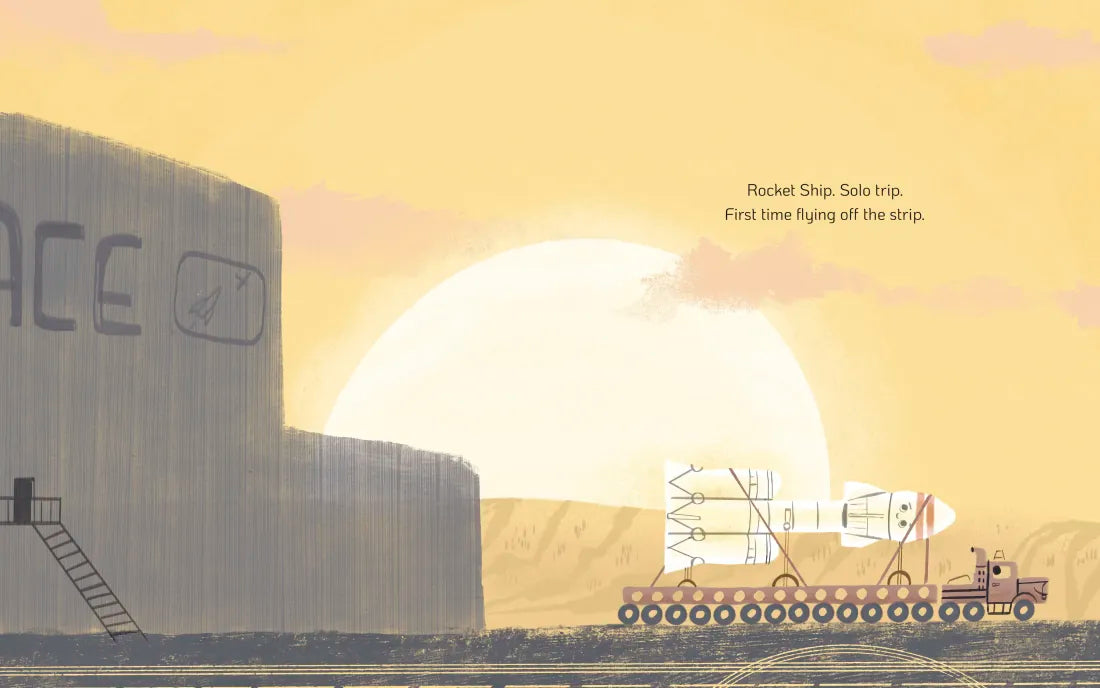 Rocket Ship, Solo Trip US - Board book