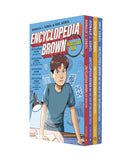 Encyclopedia Brown Detective Box Set (4-Book Box Set)-Children’s / Teenage fiction: General and modern fiction-買書書 BuyBookBook