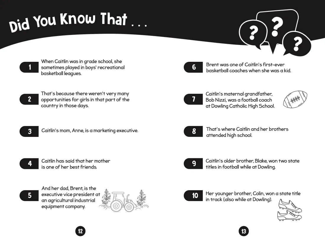 96 Facts About Caitlin Clark US - Paperback / softback