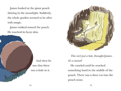 James and the Giant Peach: The Fantastic Flying Fruit US - Paperback / softback