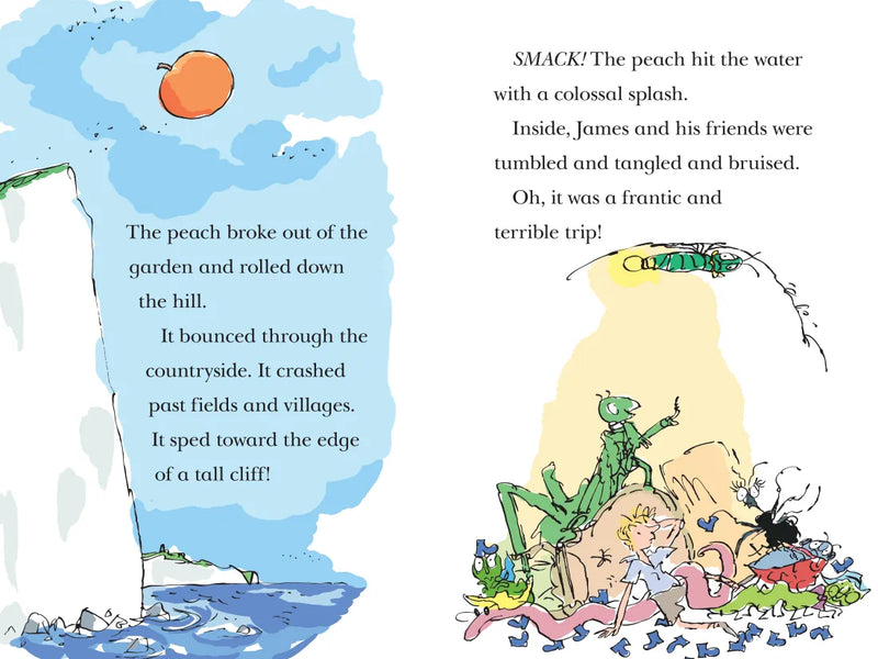 James and the Giant Peach: The Fantastic Flying Fruit US - Paperback / softback