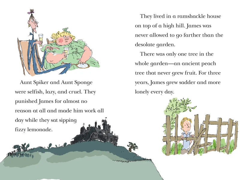 James and the Giant Peach: The Fantastic Flying Fruit US - Paperback / softback