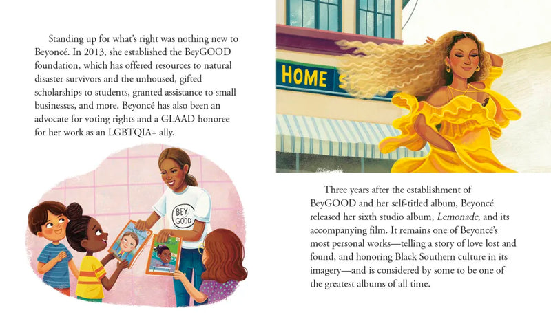 Beyoncé: A Who HQ Illustrated Biography US - Hardback