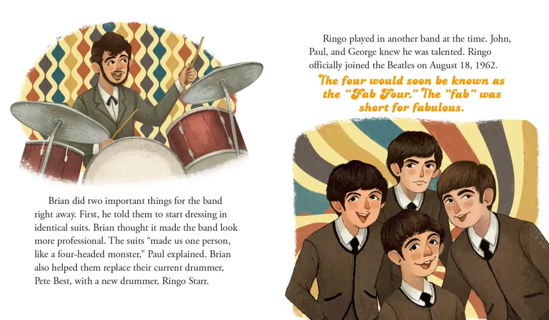 The Beatles: A Who HQ Illustrated Biography US - Hardback