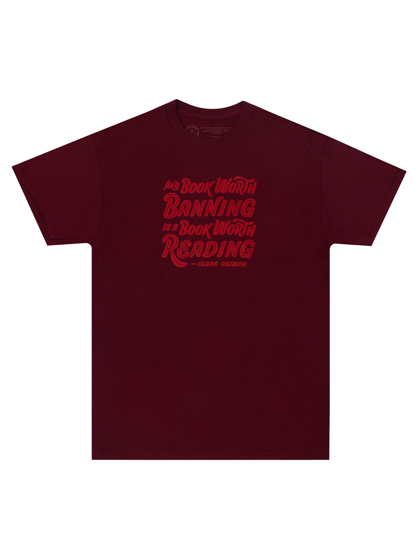 Any Book Worth Banning Unisex T-Shirt Large