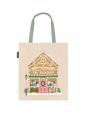 Gingerbread Bookshop Tote Bag-Lifestyle and Leisure-買書書 BuyBookBook