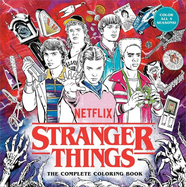 Stranger Things: The Complete Coloring Book (Color All Five Seasons!)-Lifestyle and Leisure-買書書 BuyBookBook