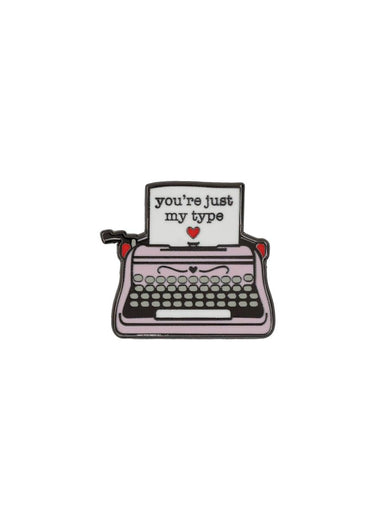 You're Just My Type Enamel Pin-Lifestyle and Leisure-買書書 BuyBookBook