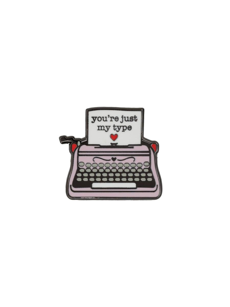 You're Just My Type Enamel Pin-Lifestyle and Leisure-買書書 BuyBookBook