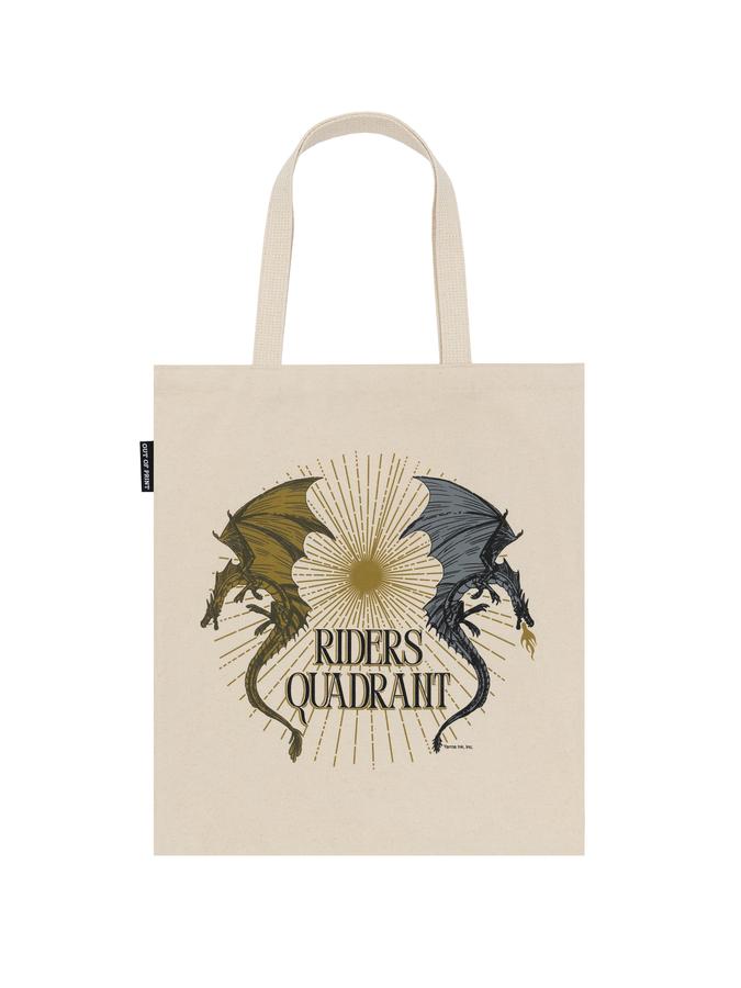 Rebecca Yarros's Fourth Wing: Riders Quadrant Tote Bag-Lifestyle and Leisure-買書書 BuyBookBook