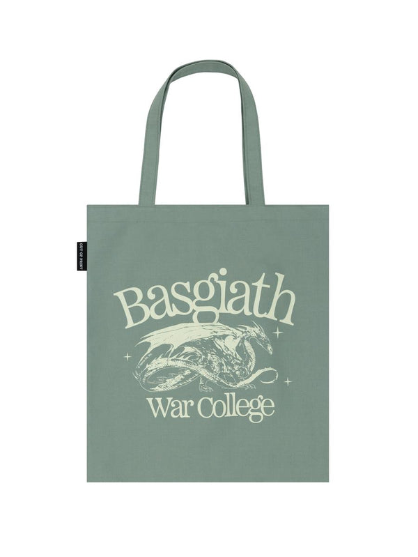 Rebecca Yarros's Fourth Wing: Basgiath War College Tote Bag-Lifestyle and Leisure-買書書 BuyBookBook