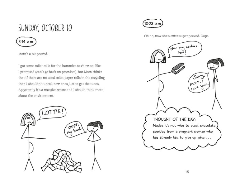 The Extremely Embarrassing Life of Lottie Brooks US - Hardback