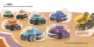 10 Little Monster Trucks US - Board book