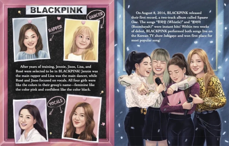 BLACKPINK A Little Golden Book Biography US - Hardback