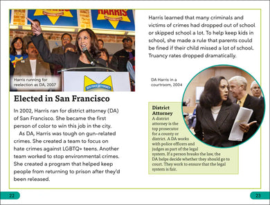 DK Super Readers Level 3 Kamala Harris US - Paperback / softback