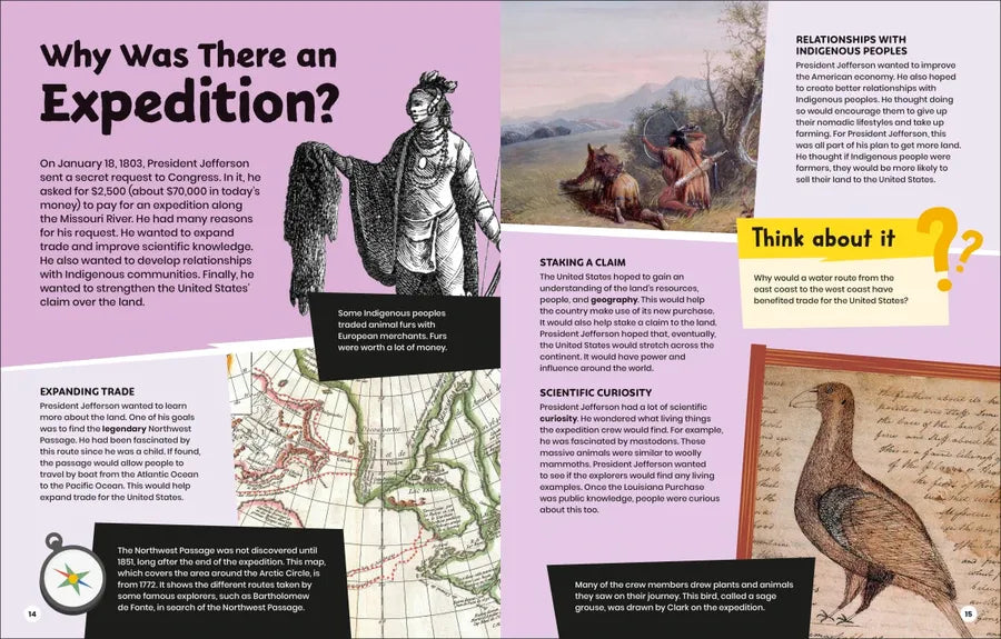 DK Super History Lewis and Clark Expedition US - Hardback
