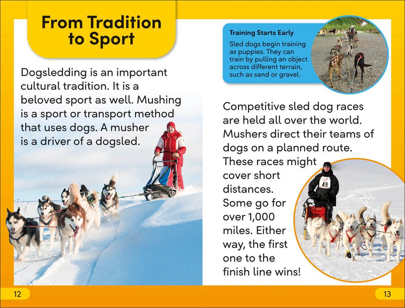 DK Super Readers Level 2 Snow Dogs US - Hardback