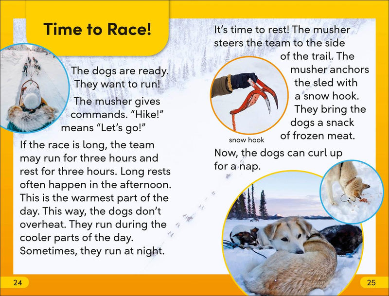 DK Super Readers Level 2 Snow Dogs US - Hardback