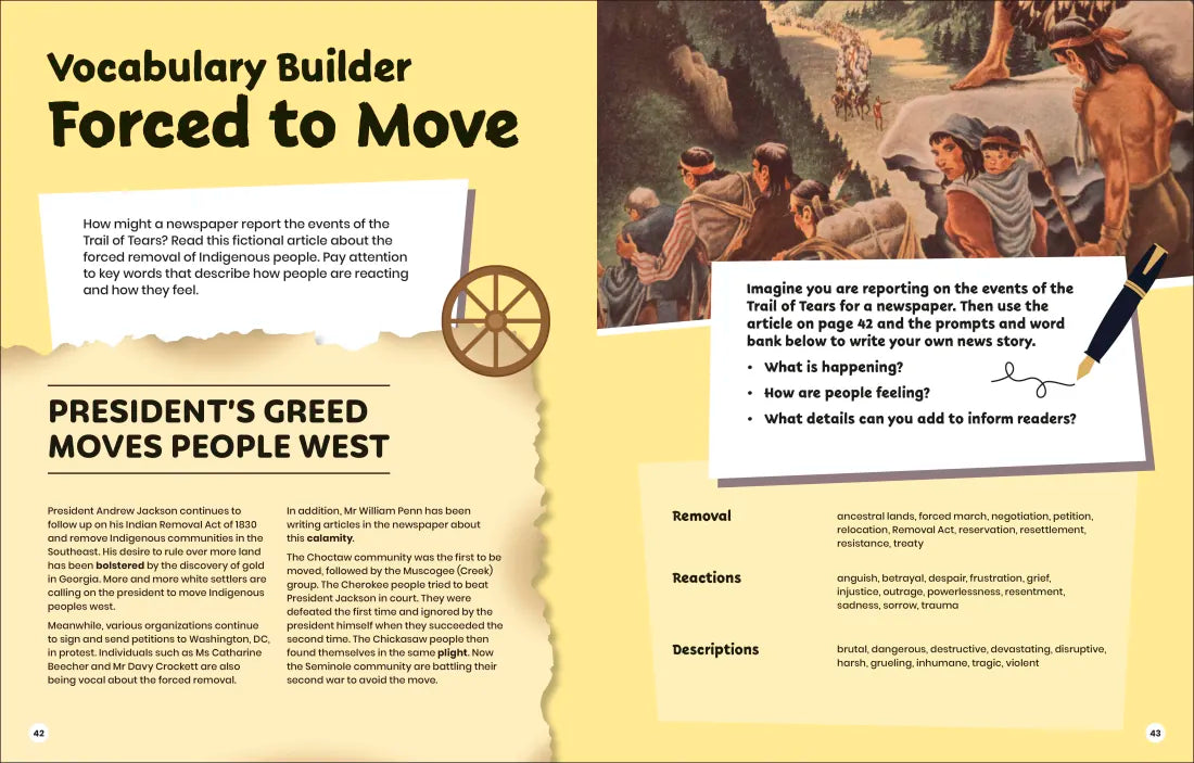 DK Super History Trail of Tears US - Hardback