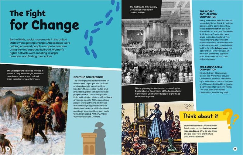 DK Super History Susan B Anthony and Women's Rights US - Paperback / softback