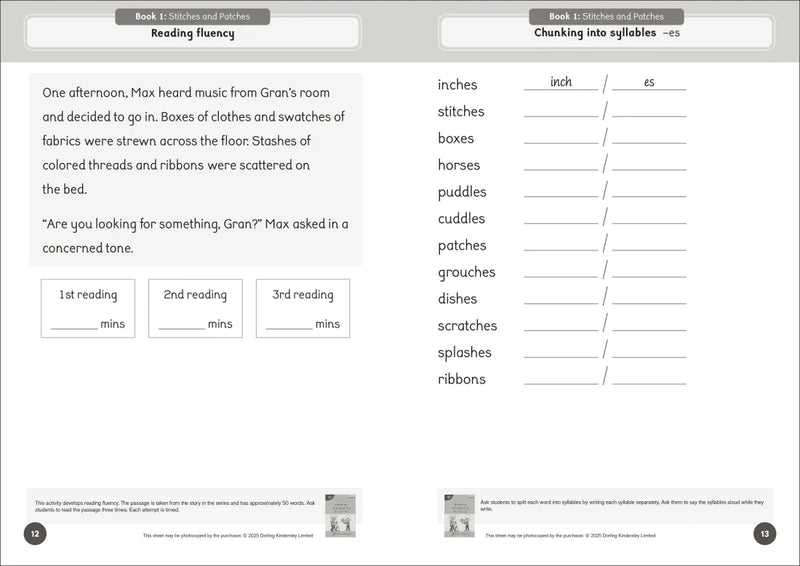 Phonic Books Dandelion Readers Level 5 Prefixes and Suffixes Activities US - Paperback / softback