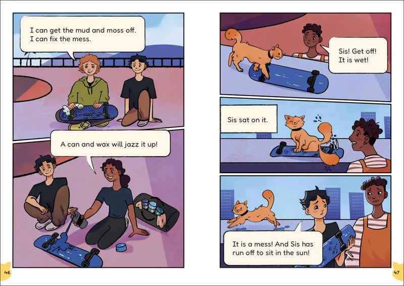 Phonic Books Sun Cats Graphic Novel US - Hardback