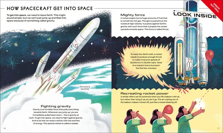 ESA Blast Off! The Big Book of Spacecraft US - Hardback