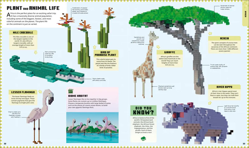 Minecraft Atlas of the World US - Hardback