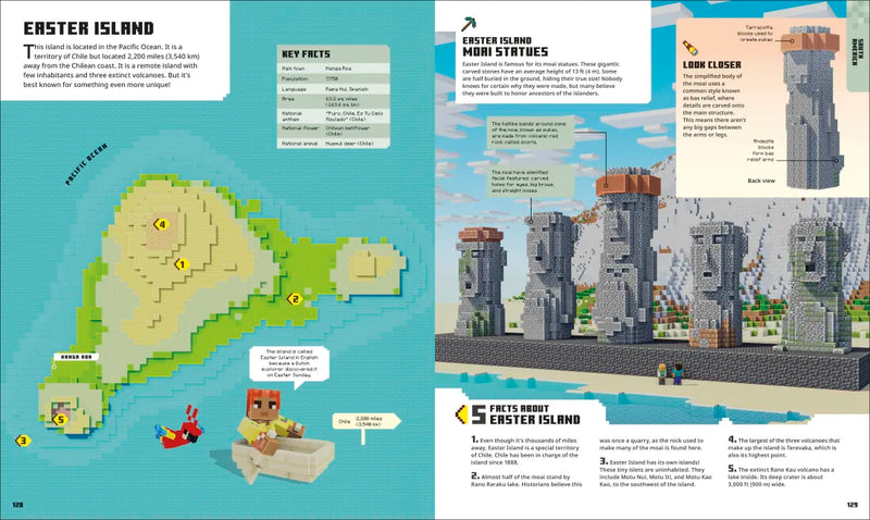 Minecraft Atlas of the World US - Hardback