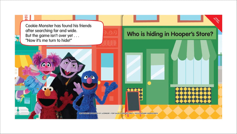 Pop-Up Peekaboo! Sesame Street Cookie Monster US - Board book