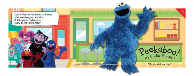 Pop-Up Peekaboo! Sesame Street Cookie Monster US - Board book