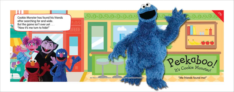 Pop-Up Peekaboo! Sesame Street Cookie Monster US - Board book