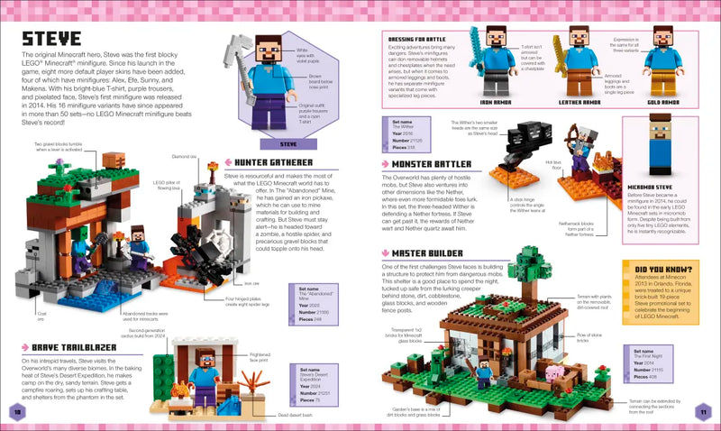 LEGO Minecraft Visual Dictionary (Library Edition) US - Hardback