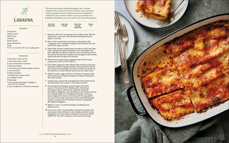 Sunday Dinner with Nonna Gracie US - Hardback