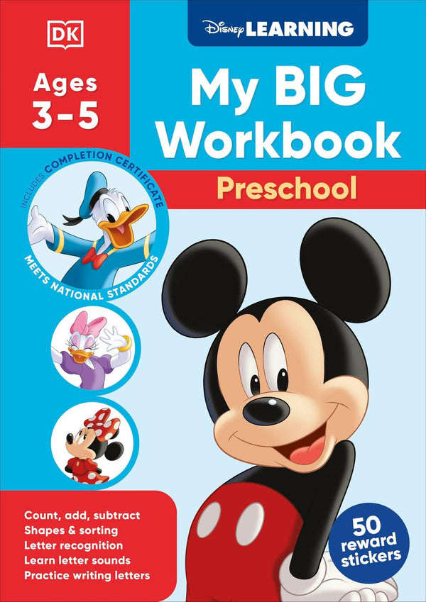 Disney Learning Big Workbook Preschool-Children’s / Teenage general interest: General knowledge and interesting facts-買書書 BuyBookBook