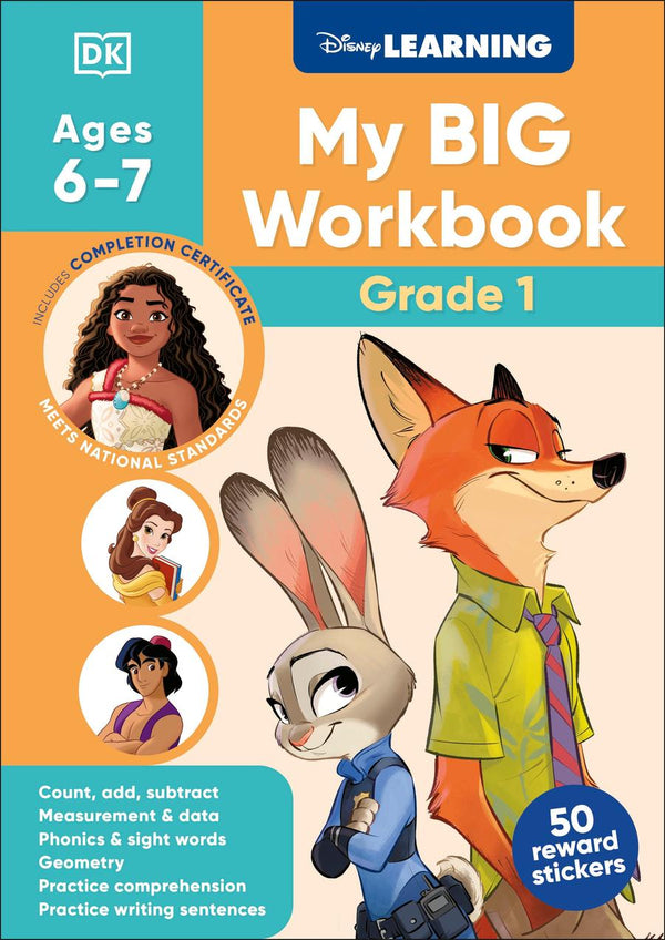 Disney Learning Big Workbook Grade 1-Children’s / Teenage general interest: General knowledge and interesting facts-買書書 BuyBookBook