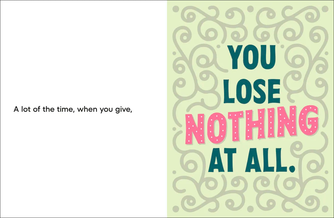 A Kids Book About Giving US - Hardback