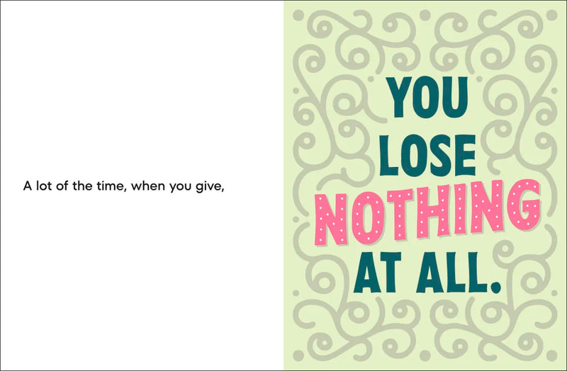 A Kids Book About Giving US - Hardback