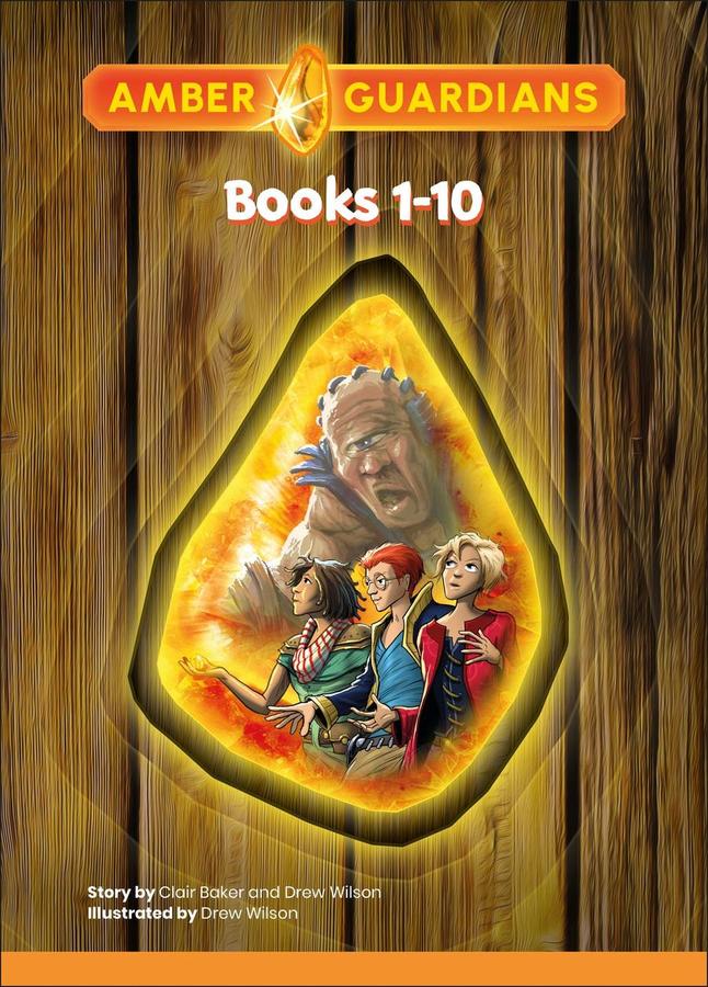 Phonic Books Amber Guardians Bindup-Children’s / Teenage fiction: General and modern fiction-買書書 BuyBookBook