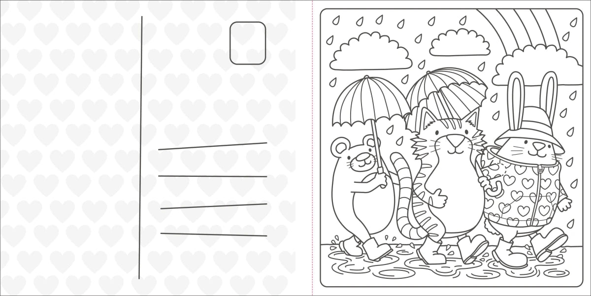 Super Cuties: A Cozy Coloring Book about Love US - Paperback / softback
