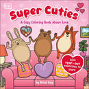 Super Cuties: A Cozy Coloring Book about Love-Children’s interactive and activity books and kits-買書書 BuyBookBook