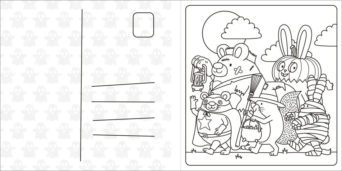 Super Cuties: A Cozy Halloween Coloring Book US - Paperback / softback