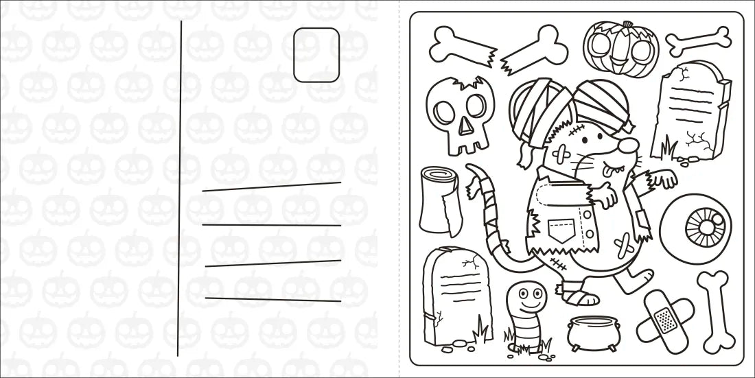 Super Cuties: A Cozy Halloween Coloring Book US - Paperback / softback