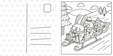 Super Cuties: A Cozy Christmas Coloring Book US - Paperback / softback