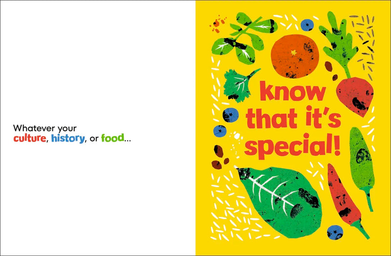 A Kids Book About Food US - Hardback