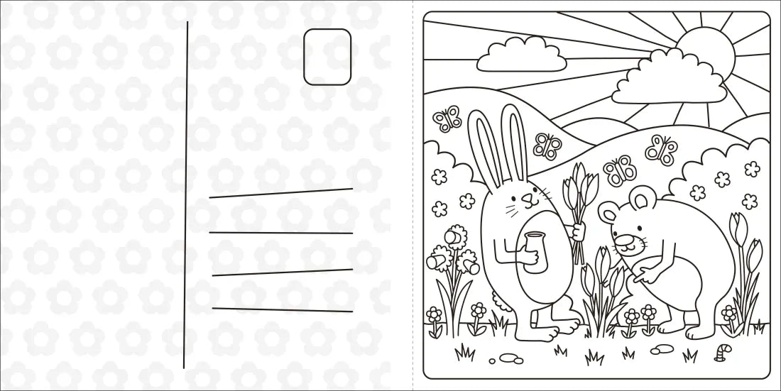 Super Cuties: A Cozy Springtime Coloring Book US - Paperback / softback