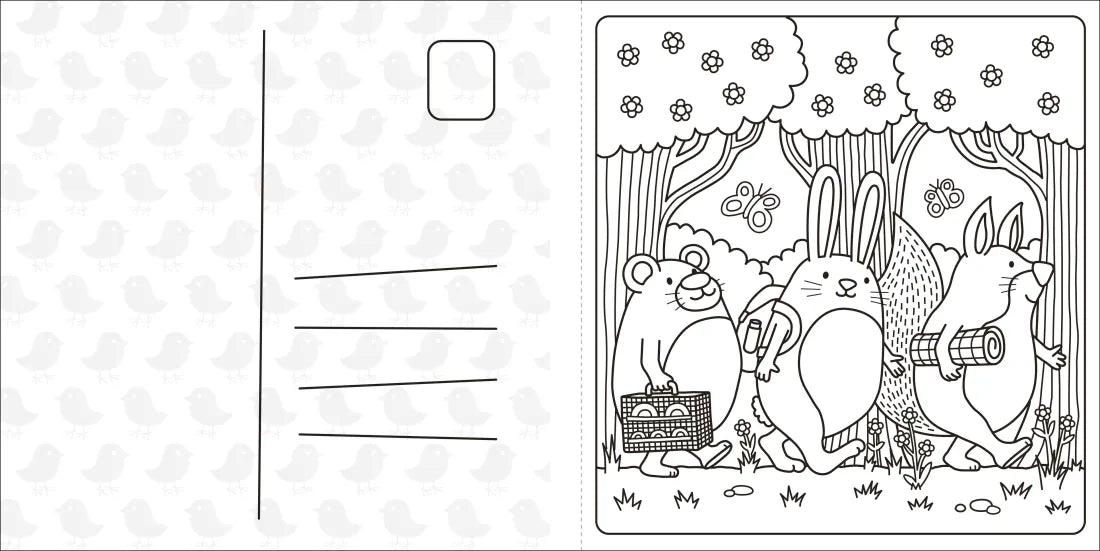 Super Cuties: A Cozy Springtime Coloring Book US - Paperback / softback