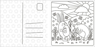 Super Cuties: A Cozy Springtime Coloring Book US - Paperback / softback