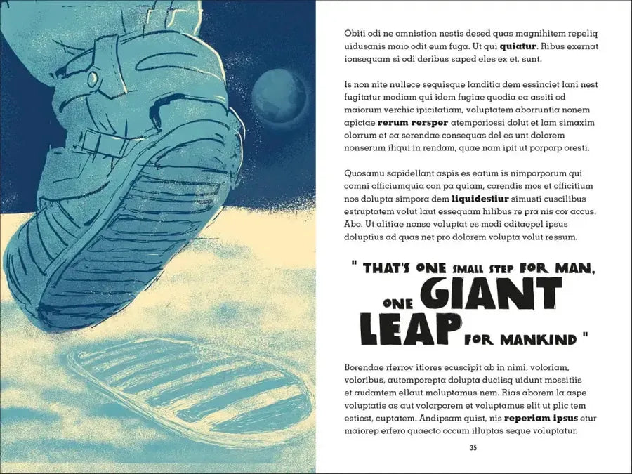 Moon Landing US - Paperback / softback